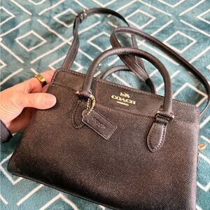 Coach Black Crossbody Leather Bag